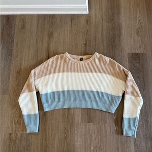 Windsor Three Color Cropped Sweater
